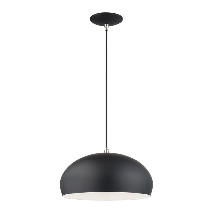 1 Light Black Pendant