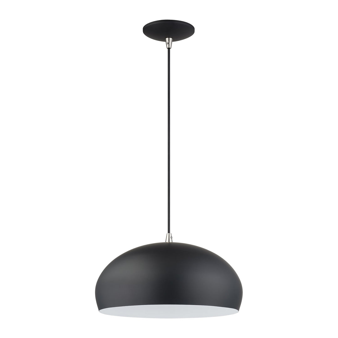 1 Light Black Pendant