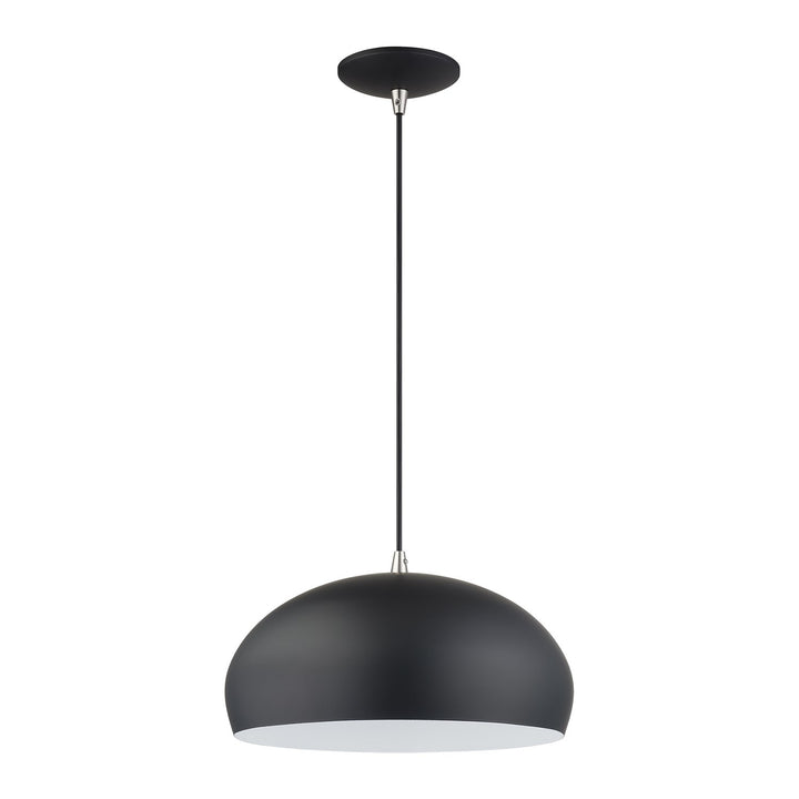 1 Light Black Pendant