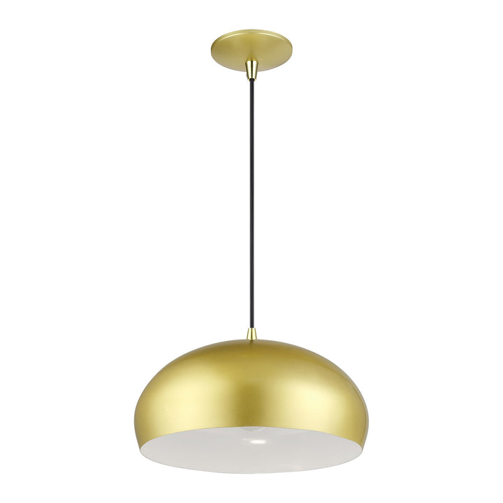 1 Light Soft Gold Pendant