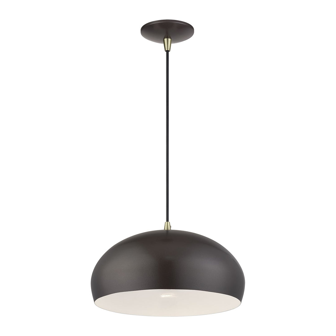 1 Light English Bronze Pendant