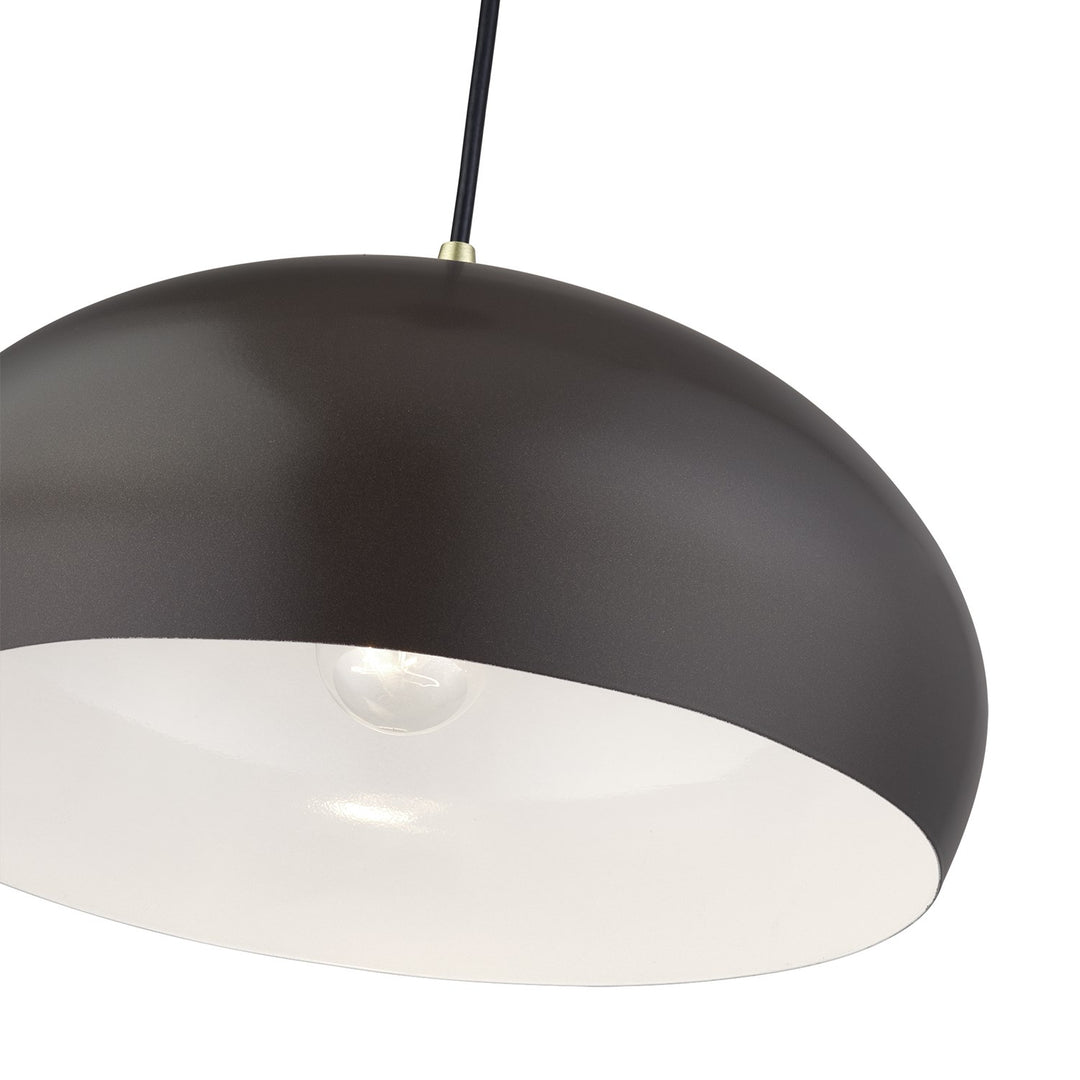 1 Light English Bronze Pendant
