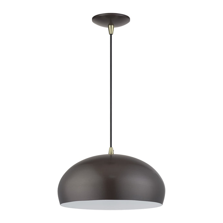 1 Light English Bronze Pendant