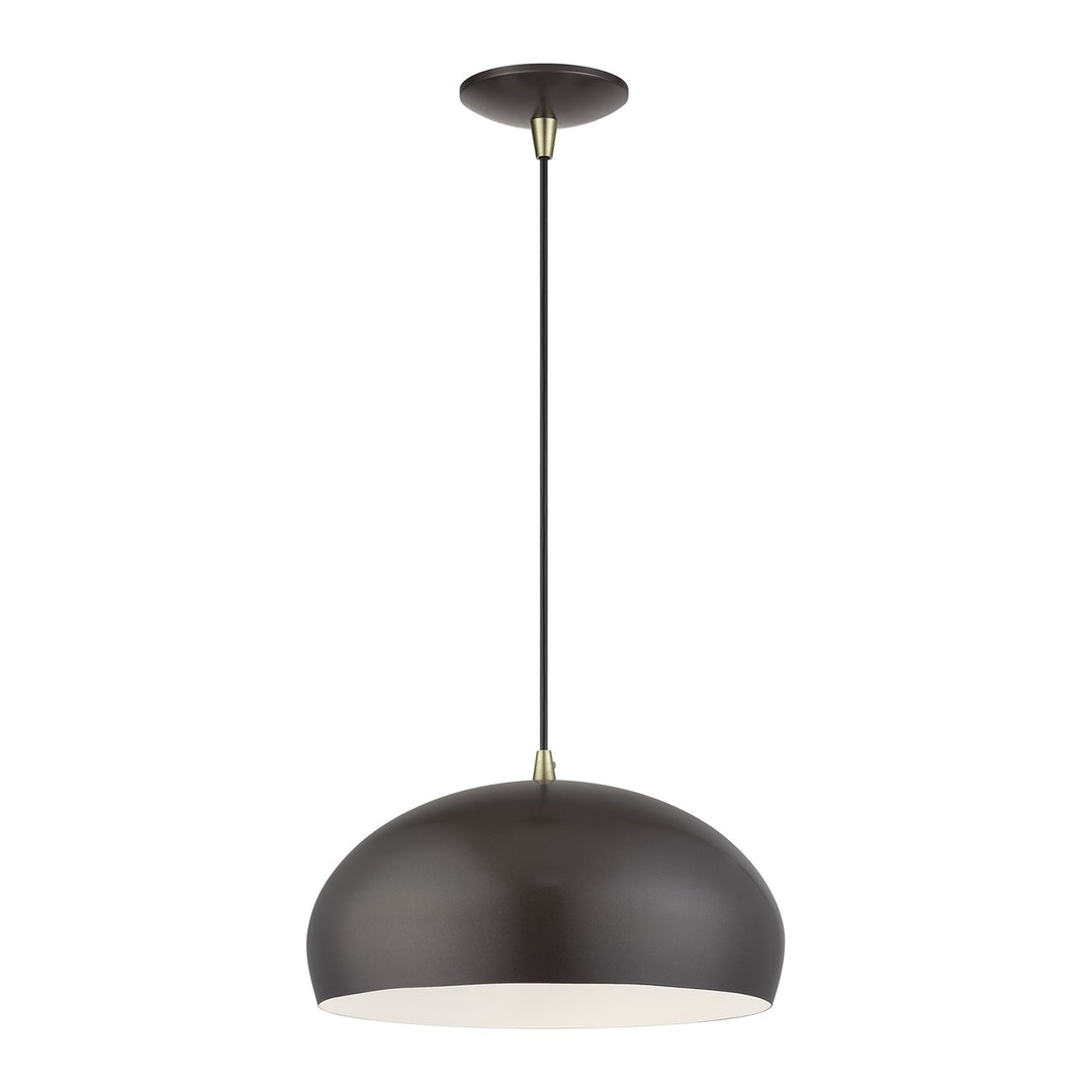 1 Light English Bronze Pendant