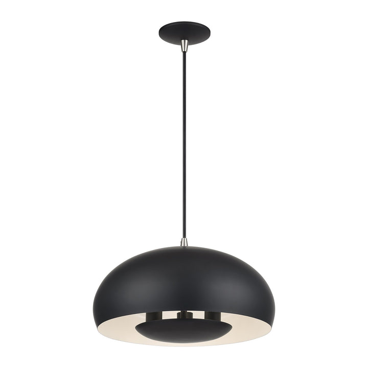 3 Light Black Pendant