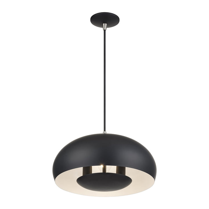 3 Light Black Pendant