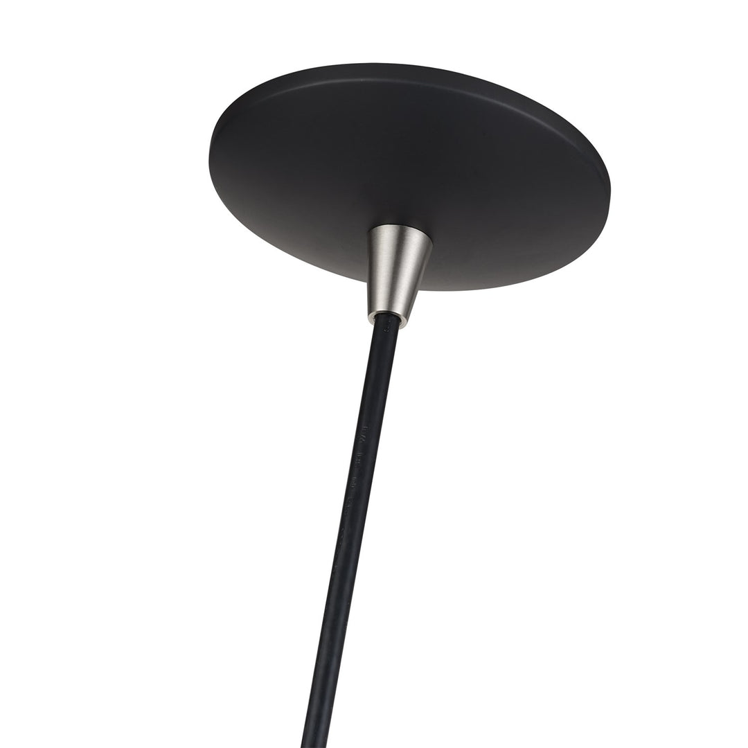 3 Light Black Pendant