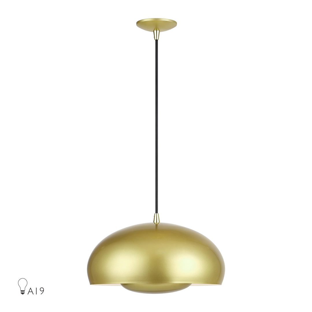 3 Light Soft Gold Pendant by Livex Lighting