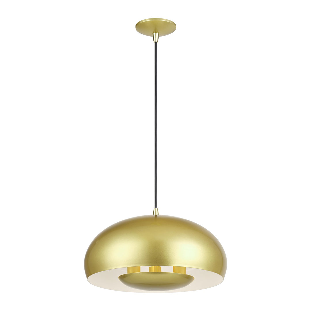 3 Light Soft Gold Pendant