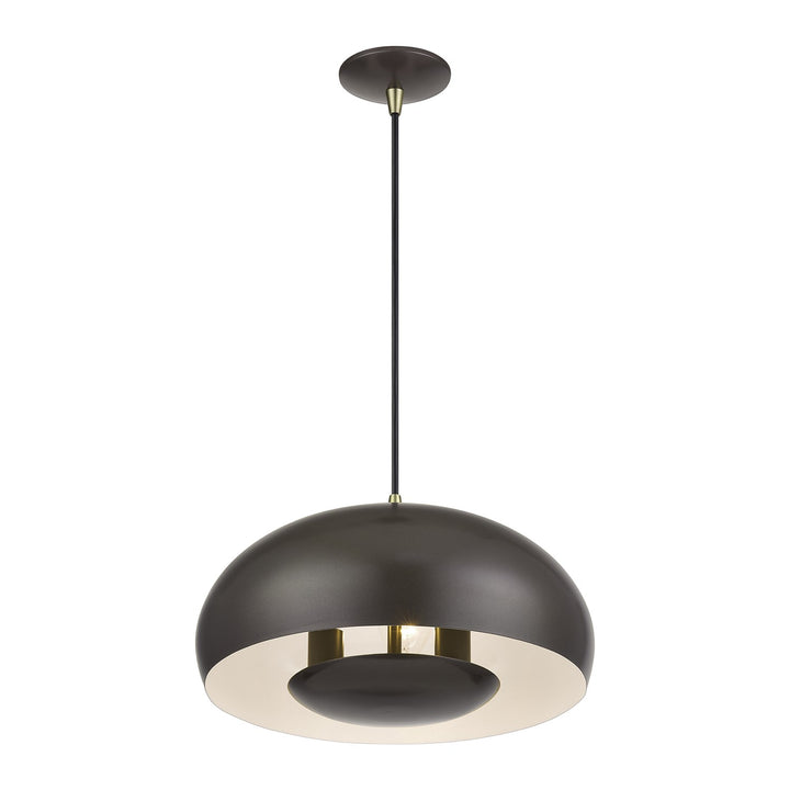 3 Light English Bronze Pendant