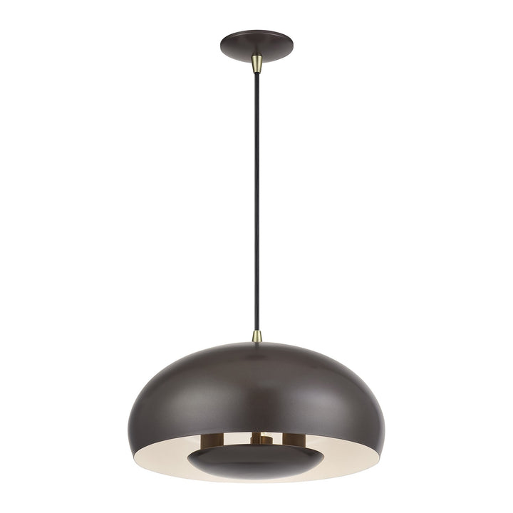 3 Light English Bronze Pendant