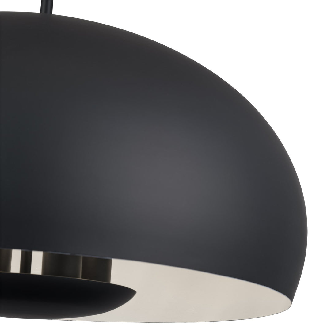 4 Light Black Pendant