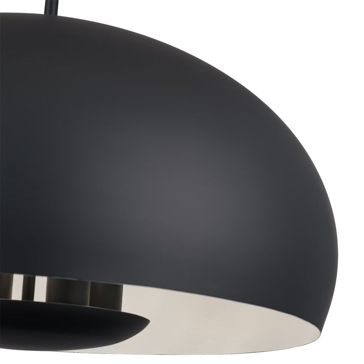 4 Light Black Pendant