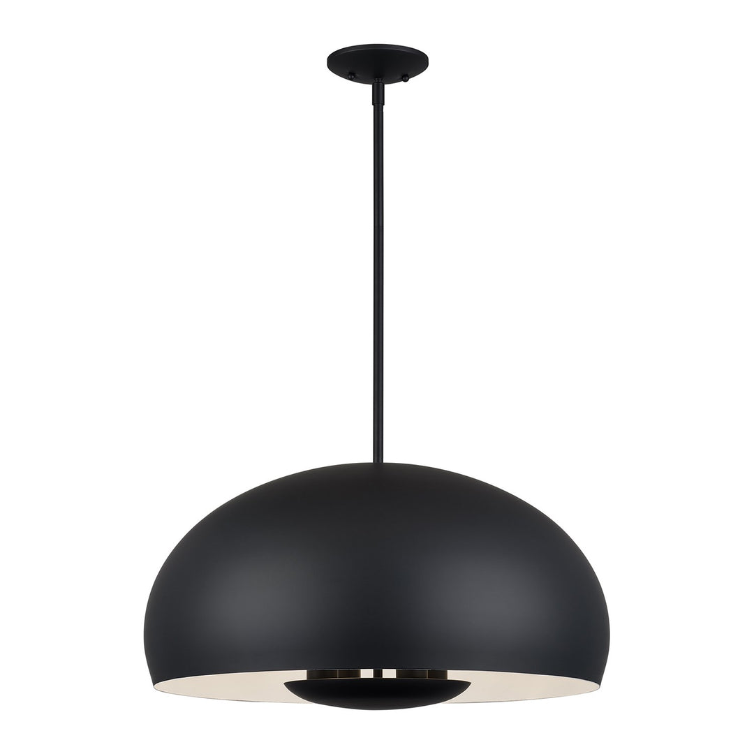 4 Light Black Pendant
