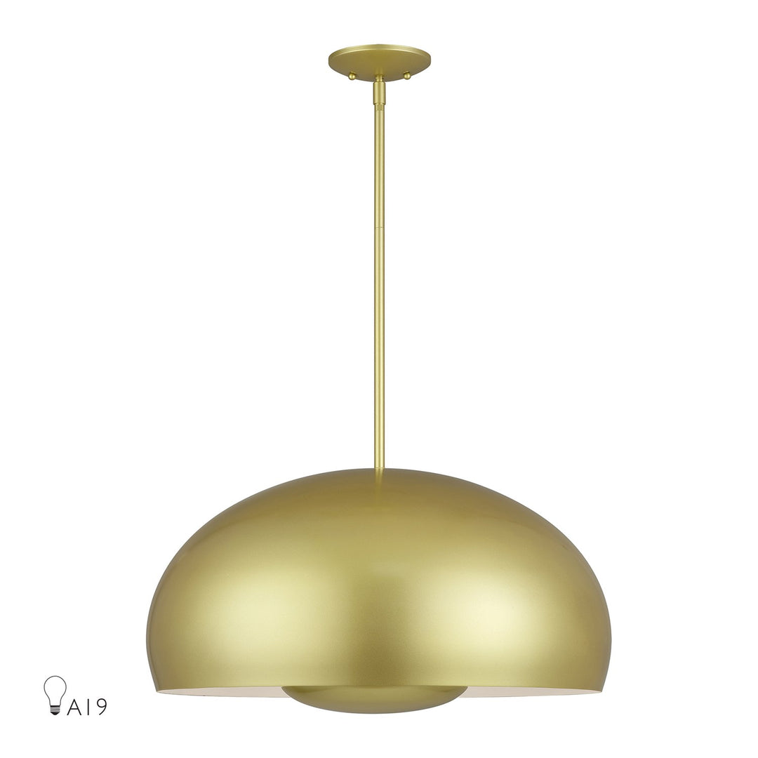 4 Light Soft Gold Pendant by Livex Lighting