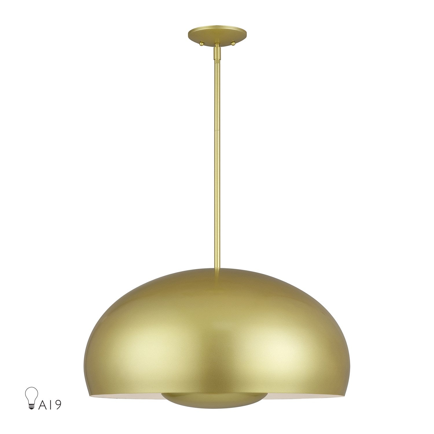 4 Light Soft Gold Pendant by Livex Lighting