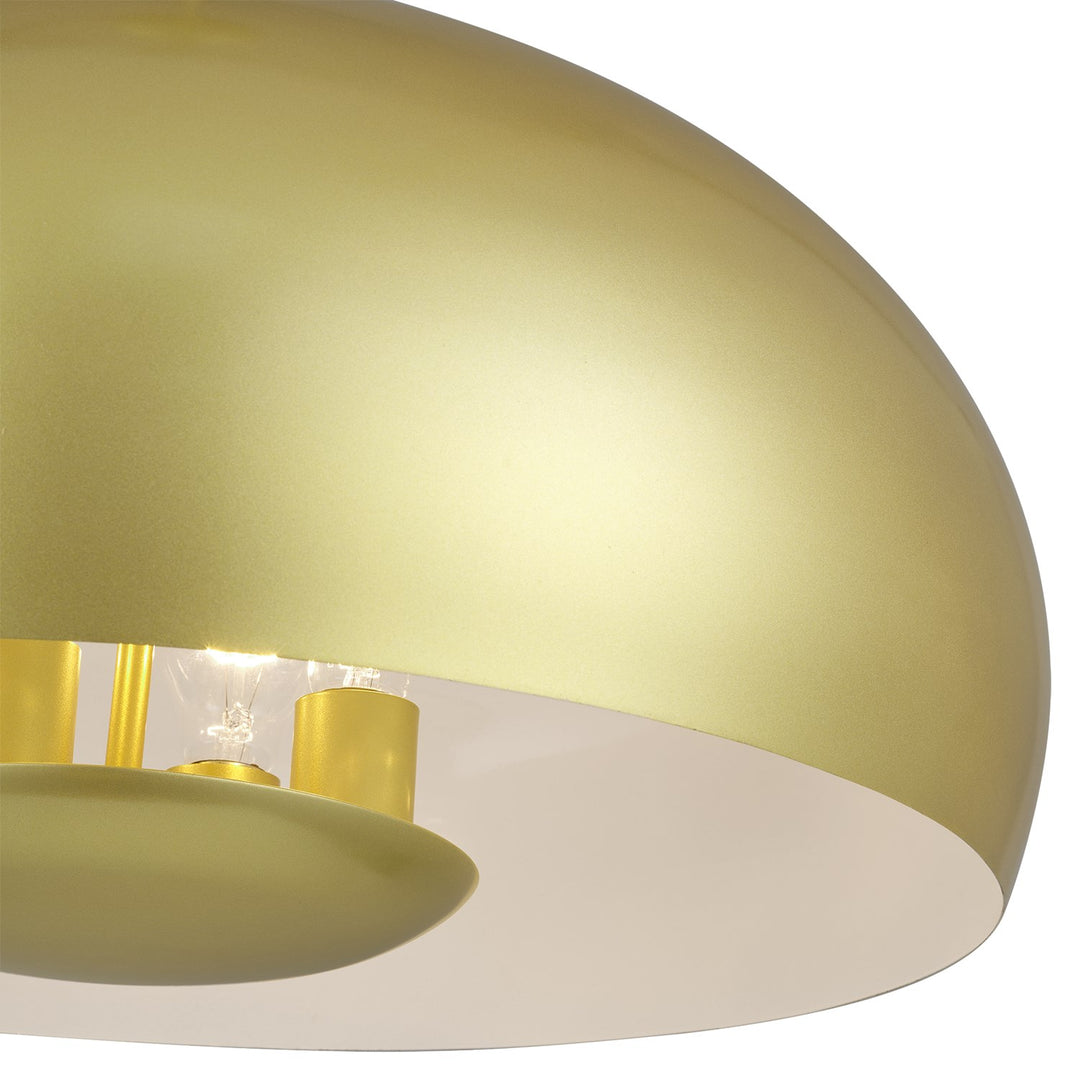 4 Light Soft Gold Pendant
