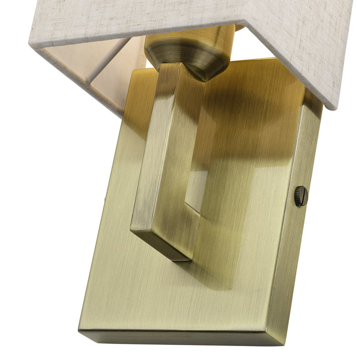 1 Light Antique Brass Ada Sconce