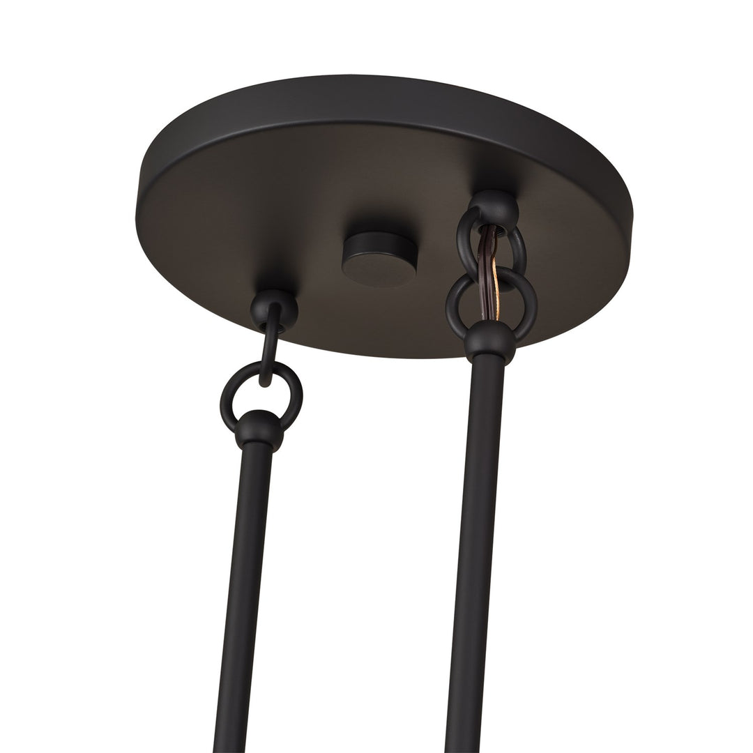 3 Light Bronze Extra Large Linear Chandelier