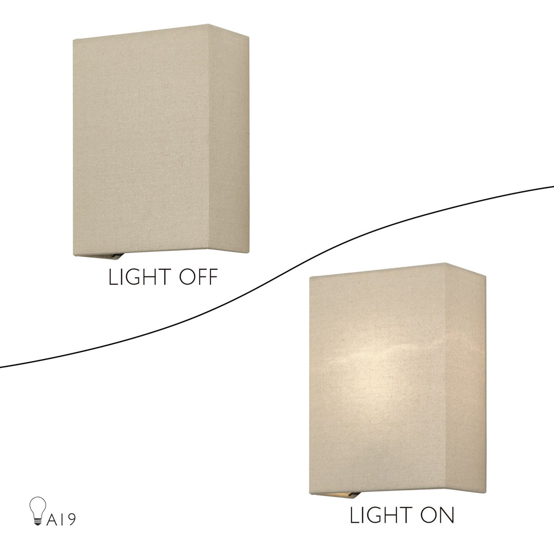 1 Light Bronze Ada Sconce