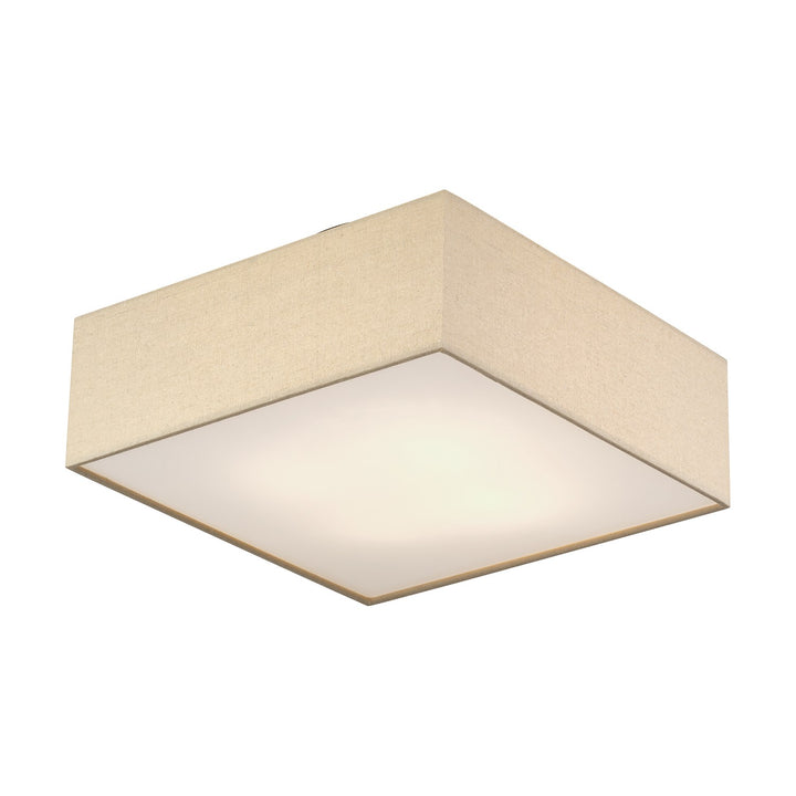 4 Light Bronze Large Semi-Flush
