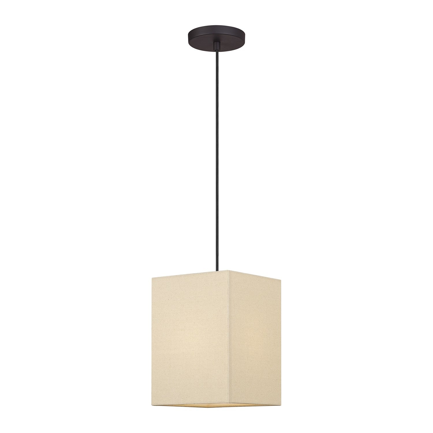 1 Light Bronze Pendant by Livex Lighting