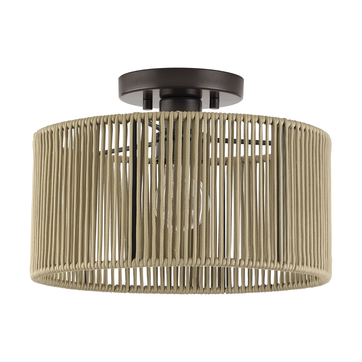 1 Light English Bronze Medium Semi-Flush