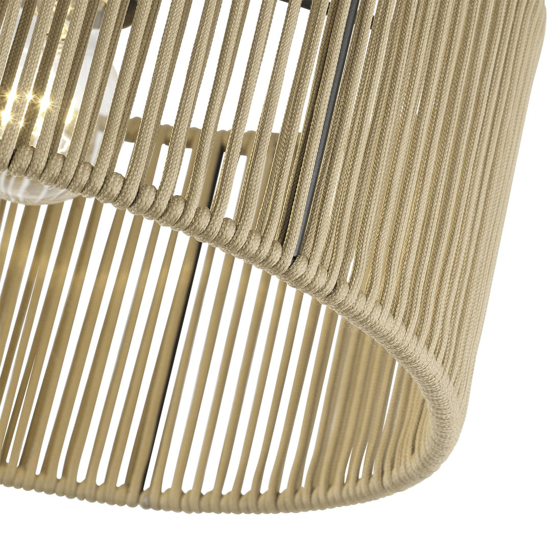 1 Light English Bronze Medium Semi-Flush