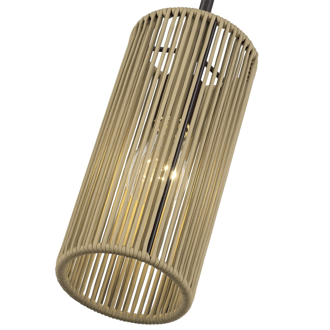 1 Light English Bronze Mini Pendant