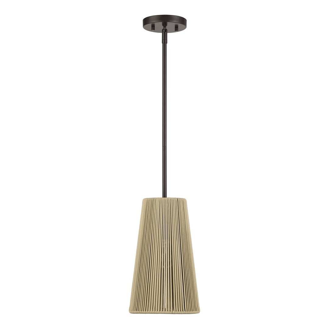 1 Light English Bronze Pendant