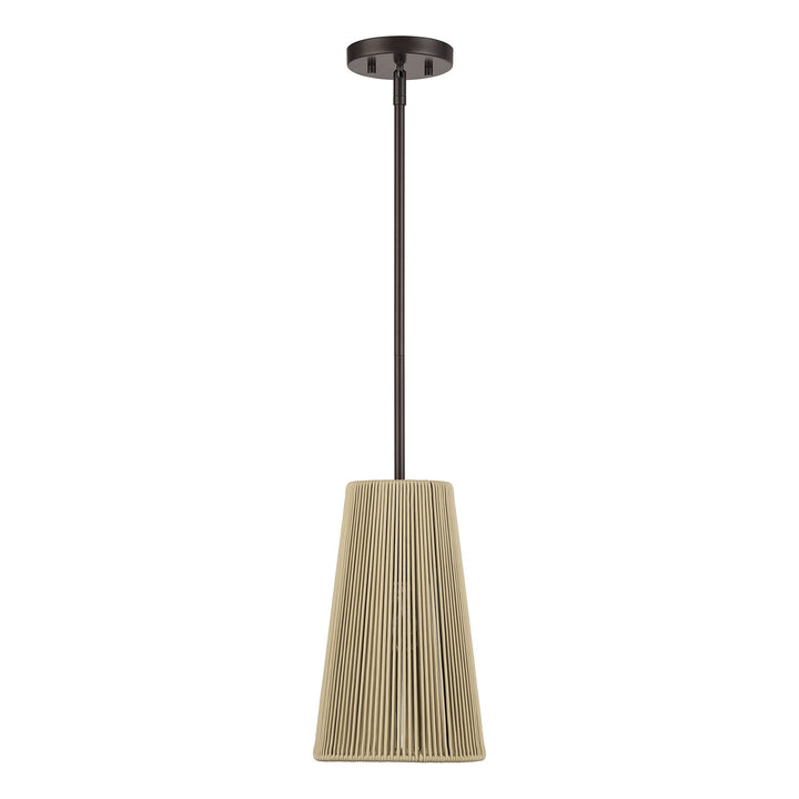 1 Light English Bronze Pendant