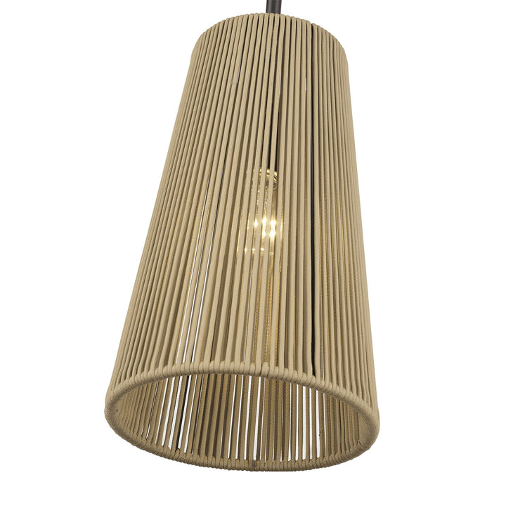1 Light English Bronze Pendant