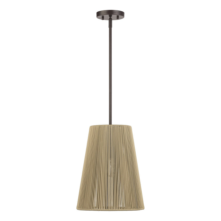 1 Light English Bronze Pendant