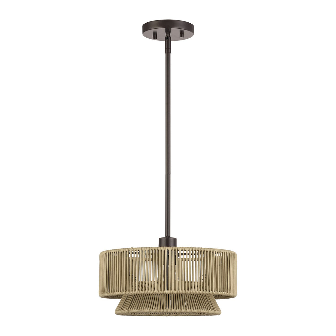 1 Light English Bronze Pendant