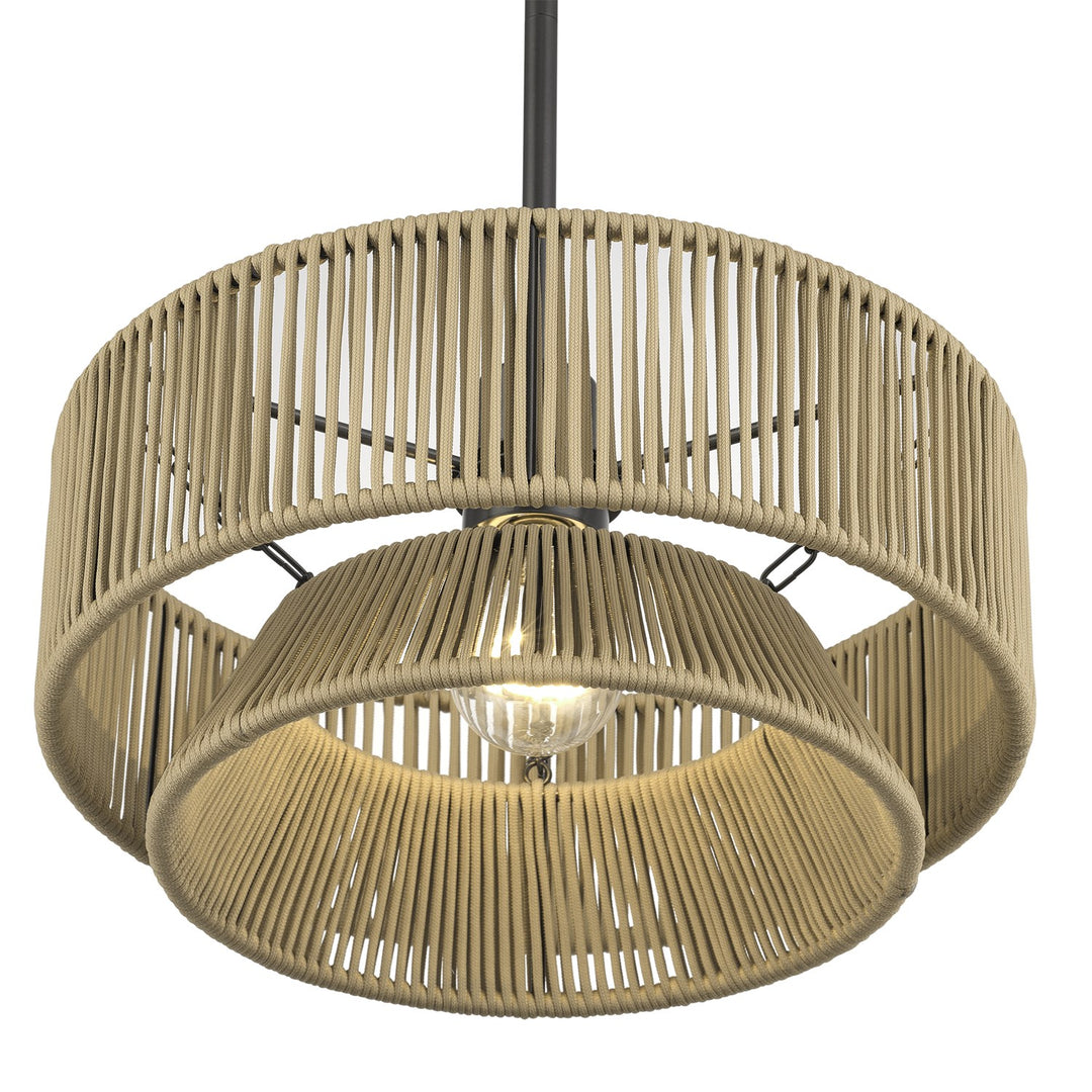 1 Light English Bronze Pendant