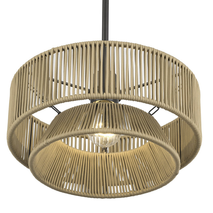 1 Light English Bronze Pendant