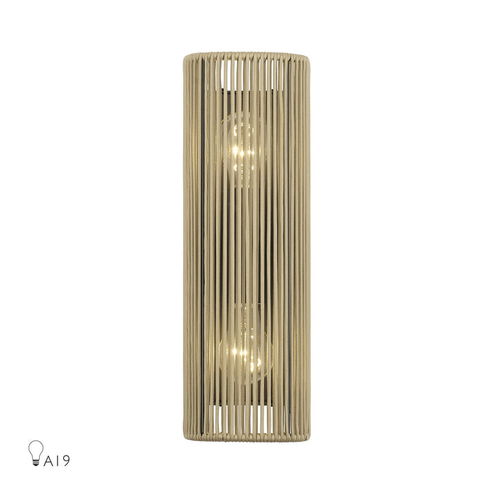 2 Light English Bronze Ada Sconce by Livex Lighting