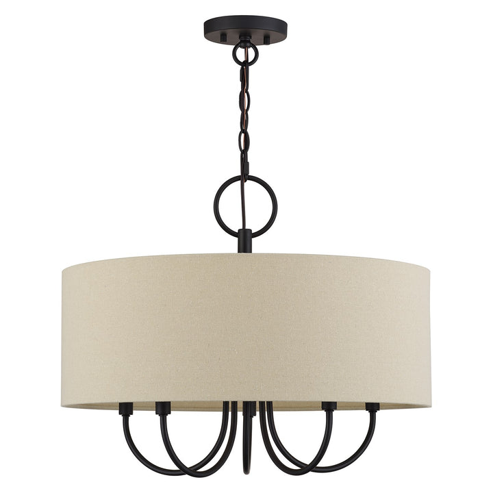 5 Light Bronze Pendant Chandelier