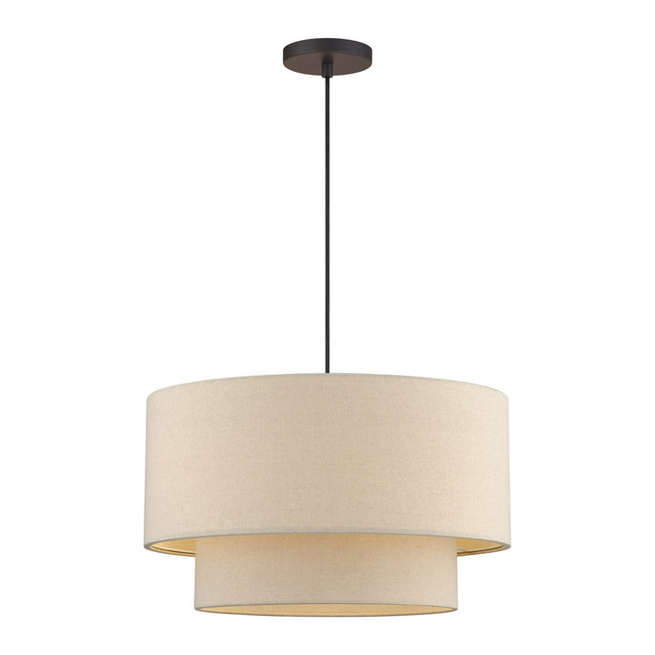 3 Light Bronze Pendant by Livex Lighting