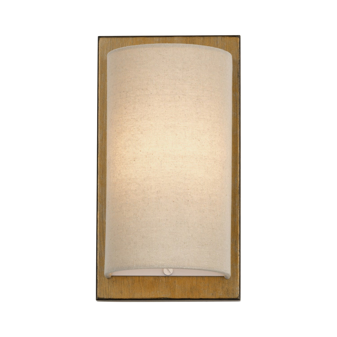 1 Light Antique Gold Leaf Ada Sconce
