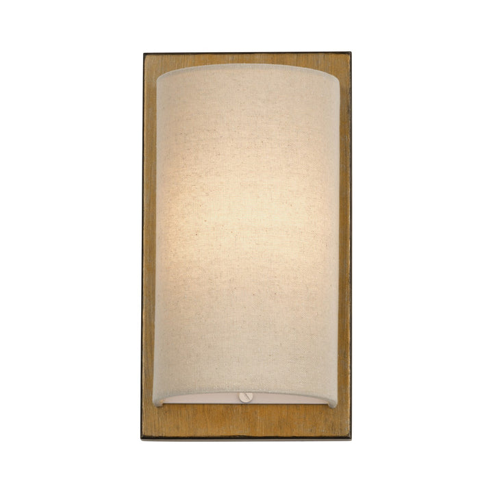 1 Light Antique Gold Leaf Ada Sconce