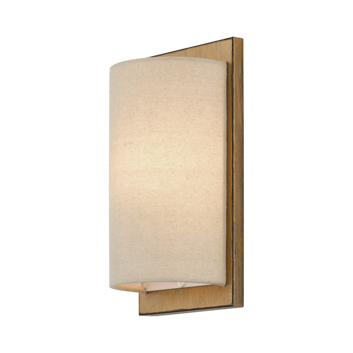 1 Light Antique Gold Leaf Ada Sconce