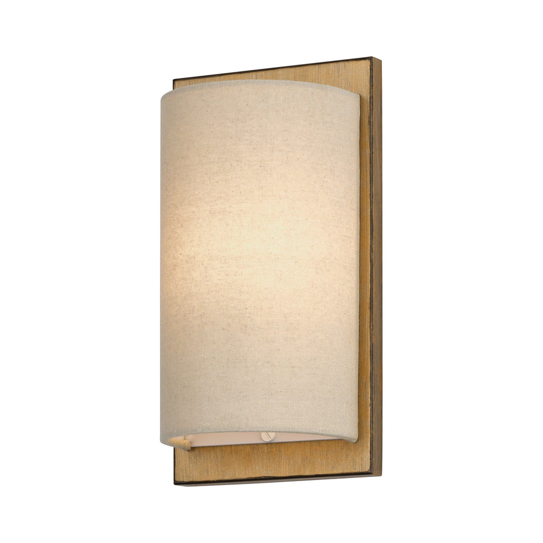 1 Light Antique Gold Leaf Ada Sconce