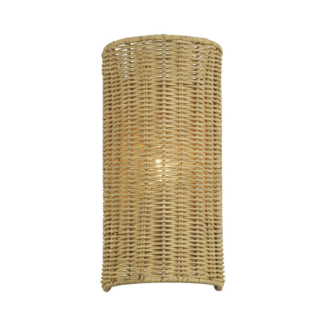 1 Light Antique Gold Leaf Ada Sconce