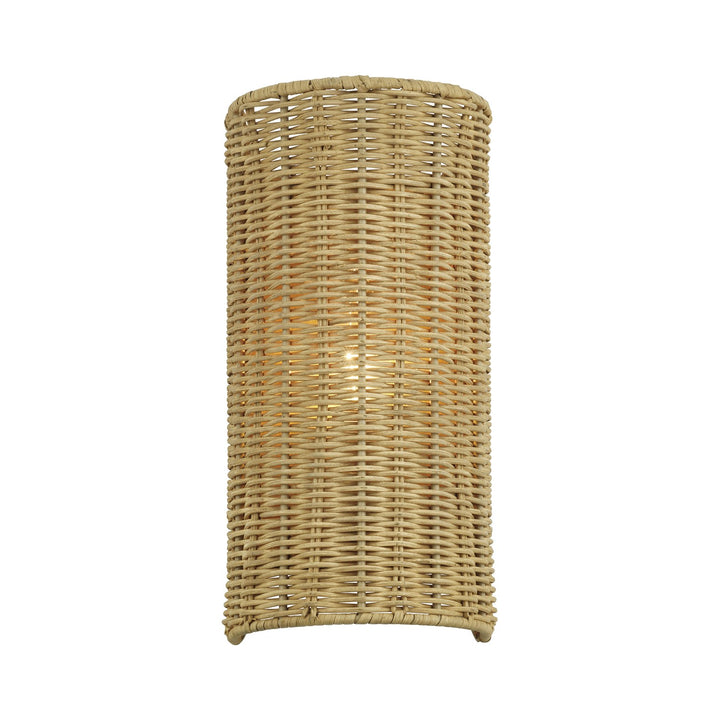 1 Light Antique Gold Leaf Ada Sconce