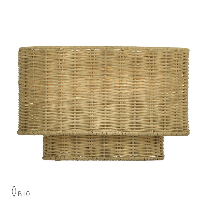 2 Light Antique Gold Leaf Ada Sconce by Livex Lighting