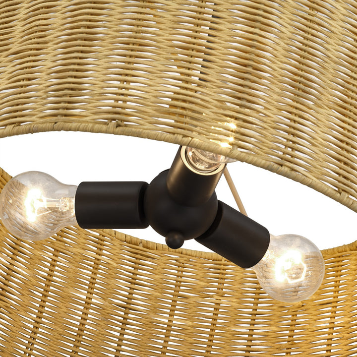 3 Light Bronze Pendant Chandelier