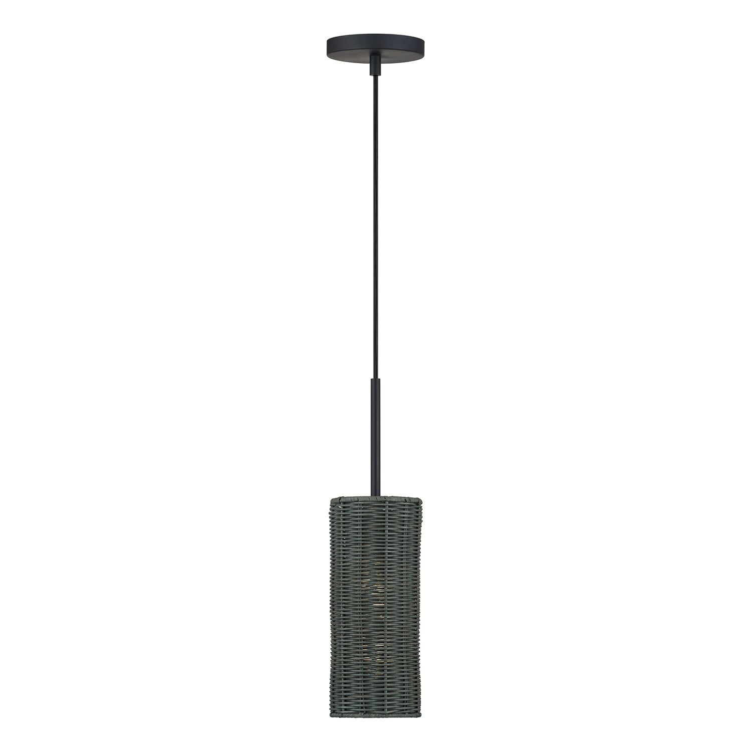 1 Light Black Mini Pendant