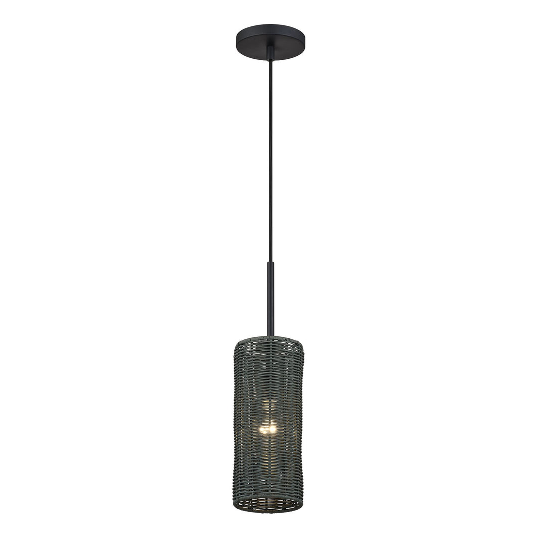 1 Light Black Mini Pendant