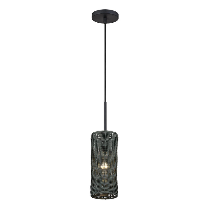 1 Light Black Mini Pendant